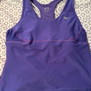Nike Purple Athletic Tank Top